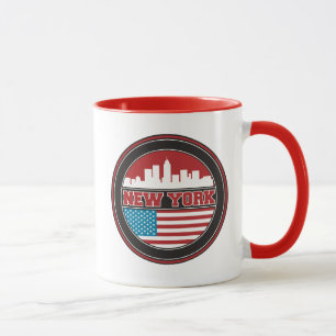 New- YorkSkyline Vereinigte Staaten kennzeichnen Tasse