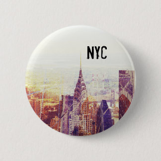 New- YorkSkylineknopf Button
