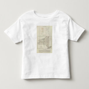 New- YorkStaatsatlas Kleinkind T-shirt