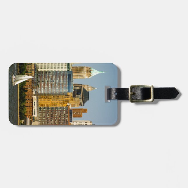 New- YorkUfergegend Gepäckanhänger (Vorderseite horizontal)