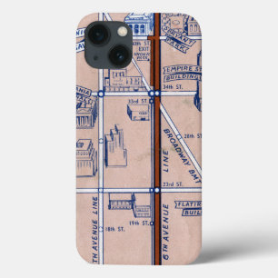 NEW- YORKuntergrundbahn MAP, 1940 2 Case-Mate iPhone Hülle