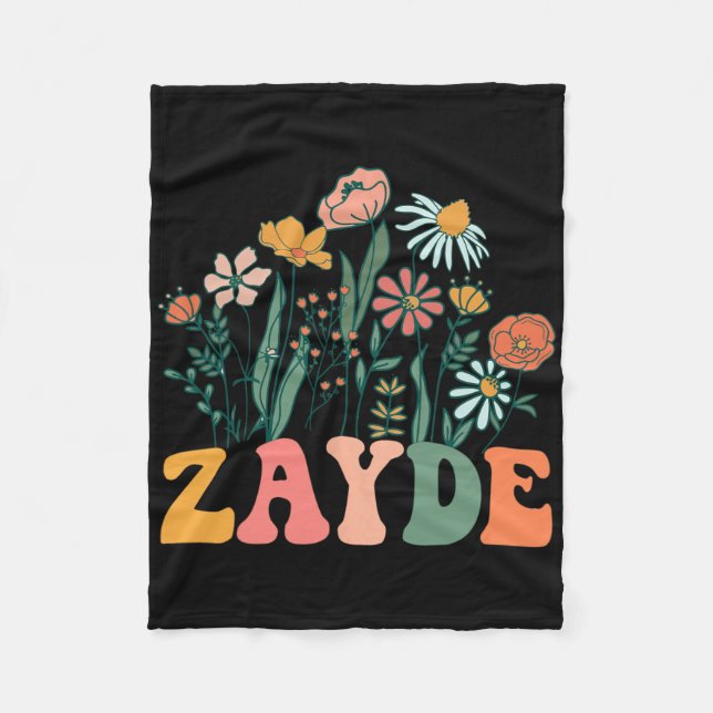 New Zayde Wildflower First Birthday &amp; Baby Sho Fleecedecke (Vorderseite)