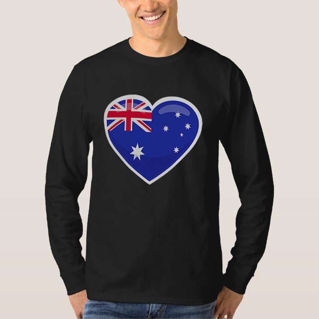 New Zealand Flag Pocket Heart T-Shirt (Vorderseite)