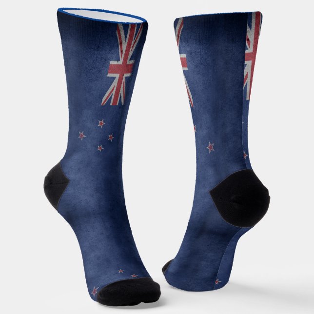 NEW ZEALAND FLAG SOCKS SOCKEN (Gewinkelt)