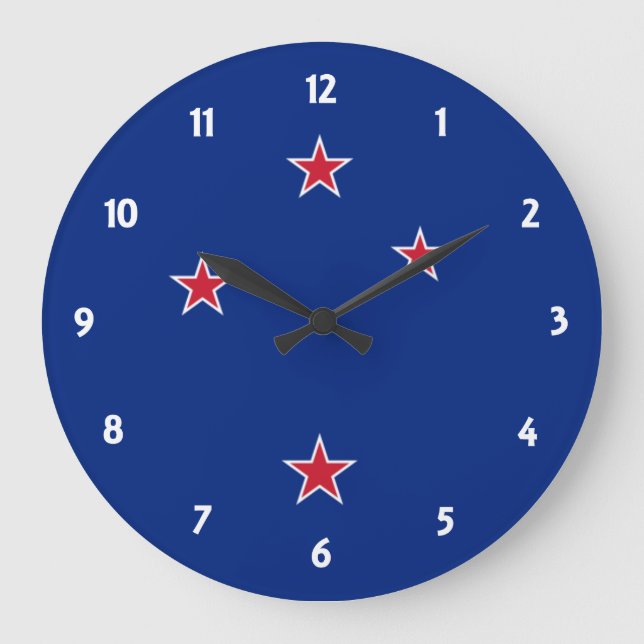 new zealand große wanduhr (Vorderseite)