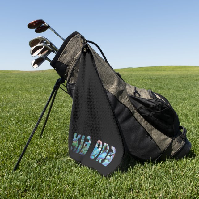 NEW ZEALAND KIA ORA GOLF TOWEL GOLFHANDTUCH (Gras)