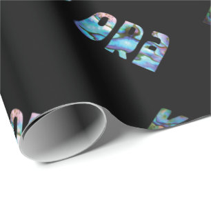 NEW ZEALAND KIA ORA GREETING EINFACHE PAUA WRAPPIN GESCHENKPAPIER