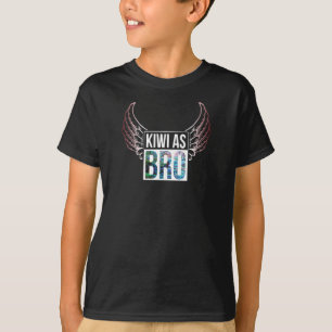 NEW ZEALAND KIWI ALS BRO PAUA T - Shirt