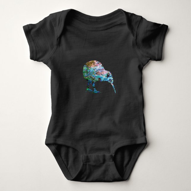 NEW ZEALAND KIWI EINFACH PAUA BABY STRAMPLER (Vorderseite)