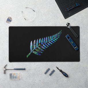 NEW ZEALAND KIWI FERN PAUA SCHREIBTISCHUNTERLAGE