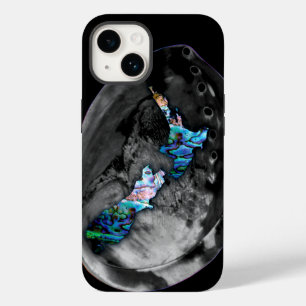 NEW ZEALAND KIWI MAP PAUA Case-Mate iPhone 14 HÜLLE