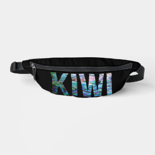 NEW ZEALAND KIWI PAUA BAUCHTASCHE