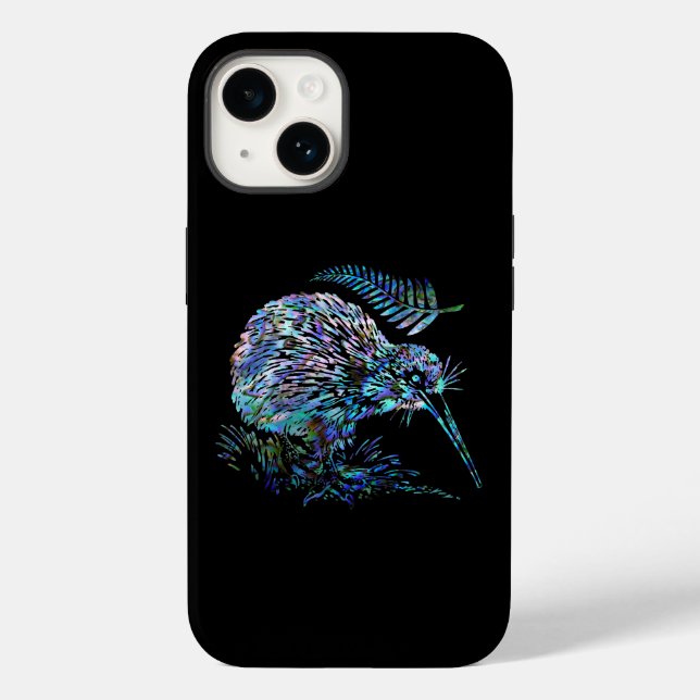 NEW ZEALAND KIWI PAUA Case-Mate iPhone 14 HÜLLE (Rückseite)