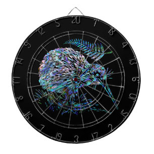NEW ZEALAND KIWI PAUA DARTBOARD DARTSCHEIBE