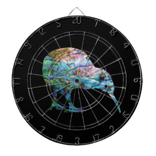 NEW ZEALAND KIWI PAUA DARTBOARD DARTSCHEIBE