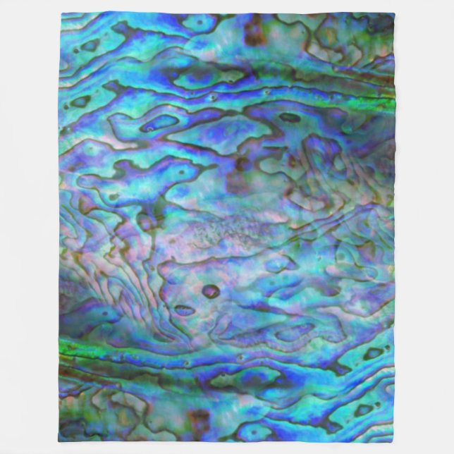 NEW ZEALAND KIWI PAUA FLEECE BLANKET (Vorderseite)