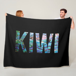 NEW ZEALAND KIWI PAUA FLEECEDECKE
