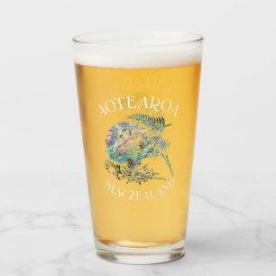 NEW ZEALAND KIWI PAUA GLASS GLAS