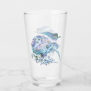NEW ZEALAND KIWI PAUA GLASS GLAS