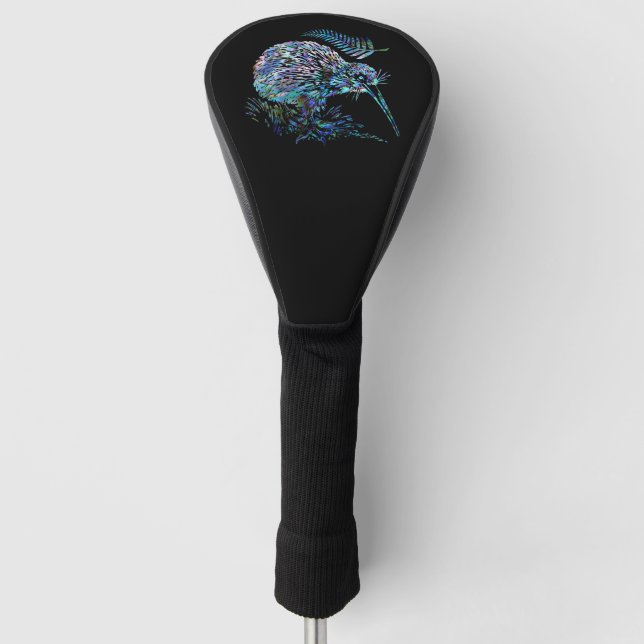 NEW ZEALAND KIWI PAUA GOLF HEADCOVER (Vorderseite)