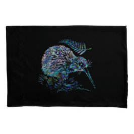 NEW ZEALAND KIWI PAUA PILLOWCASE KISSENBEZUG