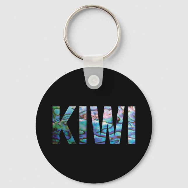 NEW ZEALAND KIWI PAUA SCHLÜSSELANHÄNGER (Vorderseite)