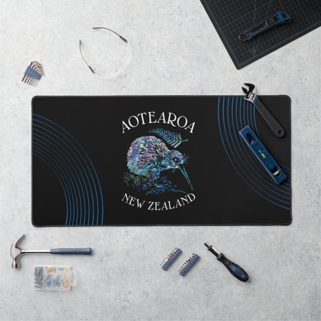 NEW ZEALAND KIWI PAUA SCHREIBTISCHUNTERLAGE (Arbeitsplatz)