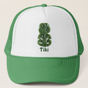 New Zealand Maori Hei Tiki Design Truckerkappe