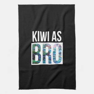 NEW ZEALAND PAUA KIWI ALS BRO GESCHIRRTUCH
