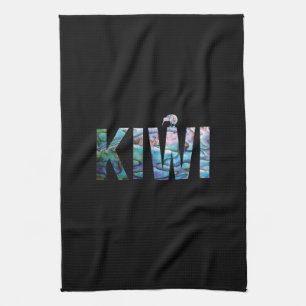 NEW ZEALAND PAUA KIWI GESCHIRRTUCH