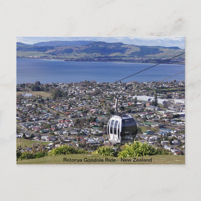 New Zealand Post Card - Rotorua Postkarte (Vorderseite)