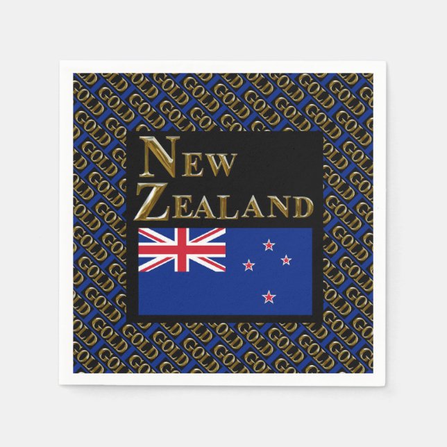 NEW ZEALAND SERVIETTE (Vorderseite)