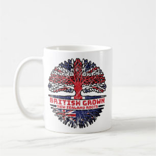 New Zealand Uk United Kingdom British Tree Roots Kaffeetasse