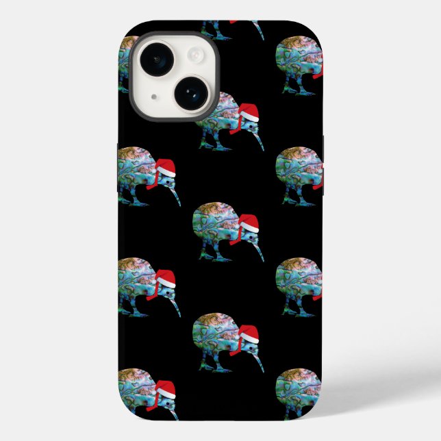 NEW ZEALAND XMAS KIWI EINFACHE PAUA Case-Mate iPhone 14 HÜLLE (Rückseite)