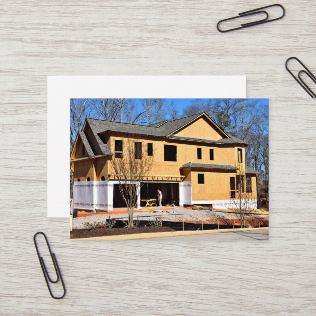 New Zuhause Standard, 3,5" x 2,0" Visitenkarte (Vorderseite/Rückseite Beispiel)