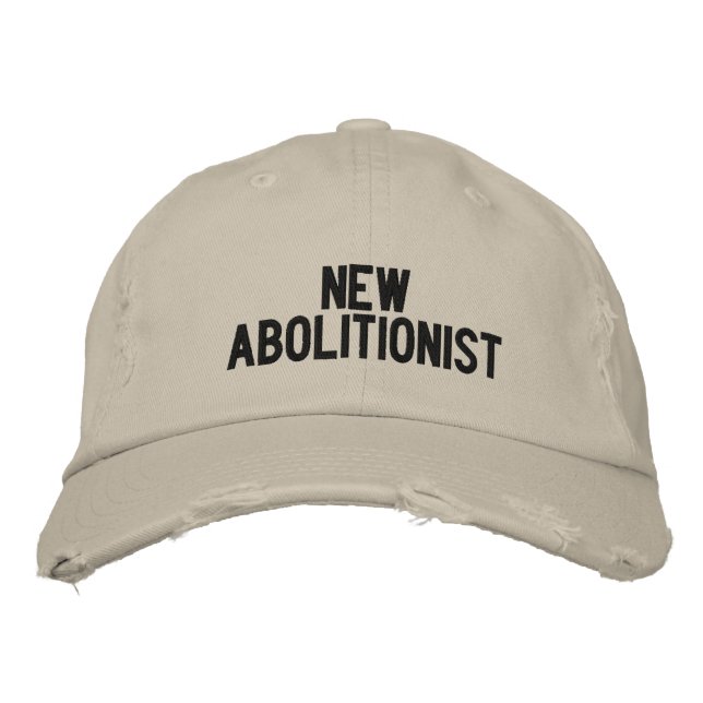 NewAbolitionist Bestickte Baseballkappe (Vorderseite)