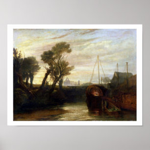 Newark-Abtei, 1807 (Öl auf Leinwand) Poster