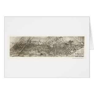 Newark, carte panoramique de NJ - 1907