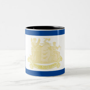 Newark City Flag Zweifarbige Tasse