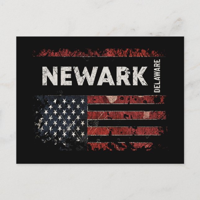 Newark Delaware Postkarte (Vorderseite)