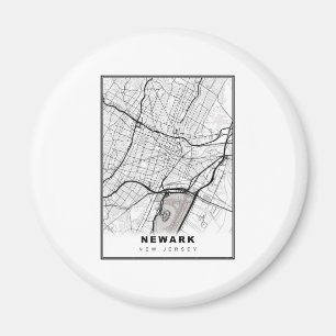 Newark Map Magnet