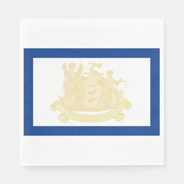 Newark (New Jersey) City Flag Serviette (Vorderseite)