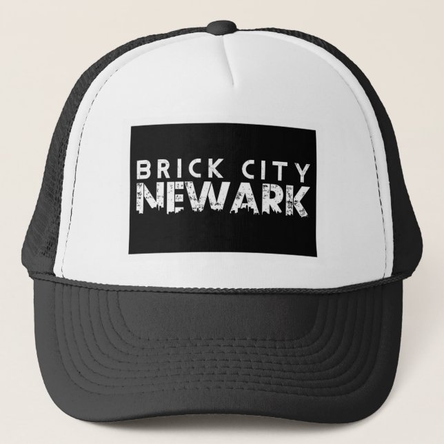 Newark, New-Jersey - Ziegelstein-Stadt - Truckerkappe (Vorderseite)