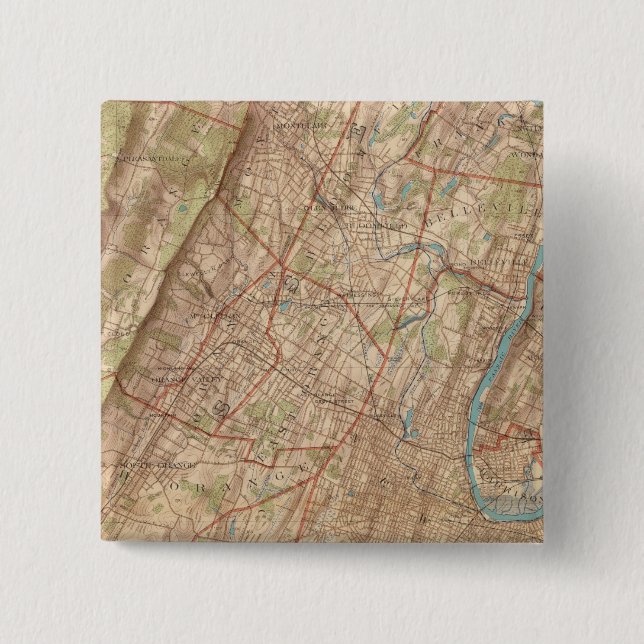 Newark und Elizabeth, New Jersey Button (Vorderseite)