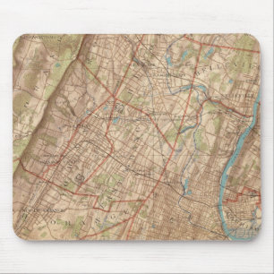 Newark und Elizabeth, New Jersey Mousepad
