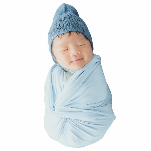 Newborn Baby Photo Statuettes Cutout Freistehende Fotoskulptur (Vorne)