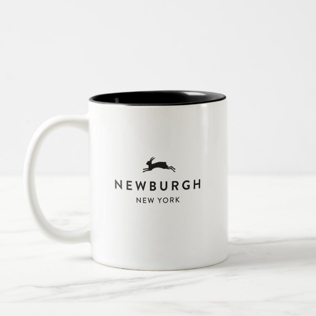 Newburgh, New- Yorkkaffee-Tasse Zweifarbige Tasse (Links)