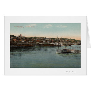 Newburgh, NY - vue de bord de mer du fleuve Hudson