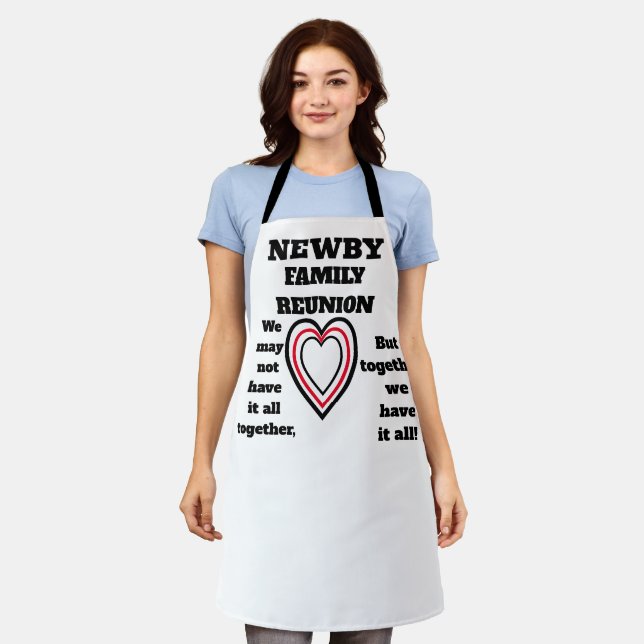 NEWBY FAMILY WIEDERSEHEN SCHÜRZE (Getragen)