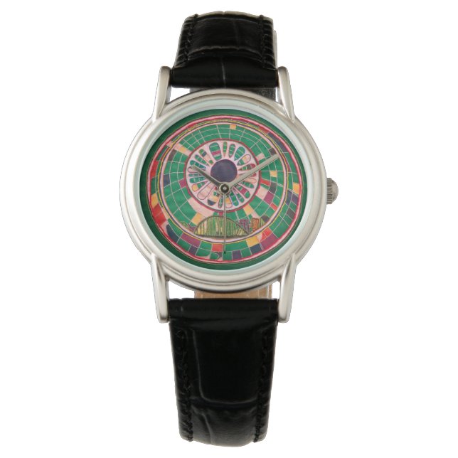 Newcastle-Brückendesign Armbanduhr (Vorderseite)
